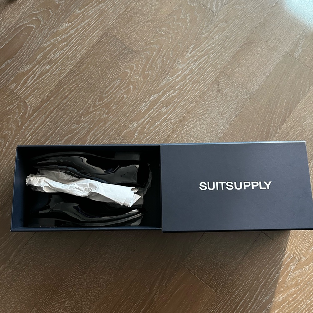 Suitsupply Black Tuxedo Oxford Leather Shoes - Picture 6 of 6